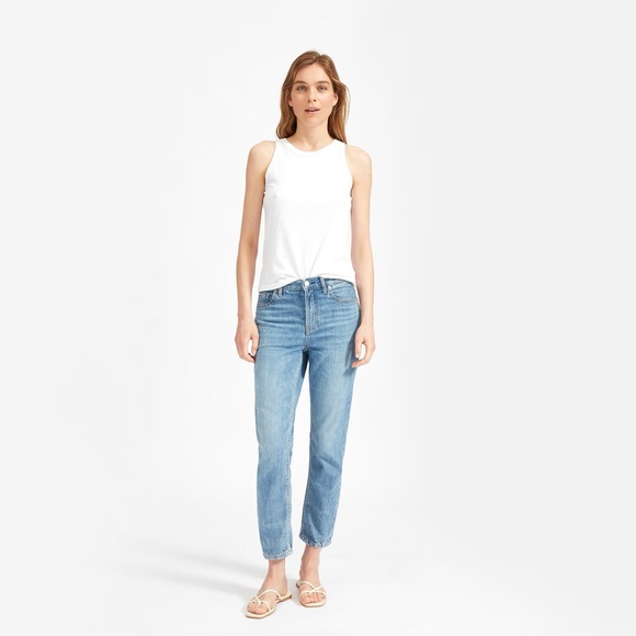 Everlane Denim - Everlane Lightweight Relaxed Jean Weathered Blue Size 30